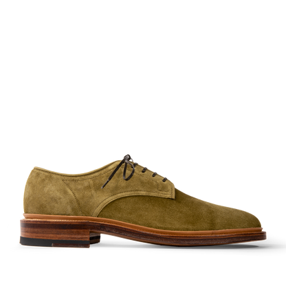 Rockland Blucher (Unlined) - Light Tobacco Calf Suede