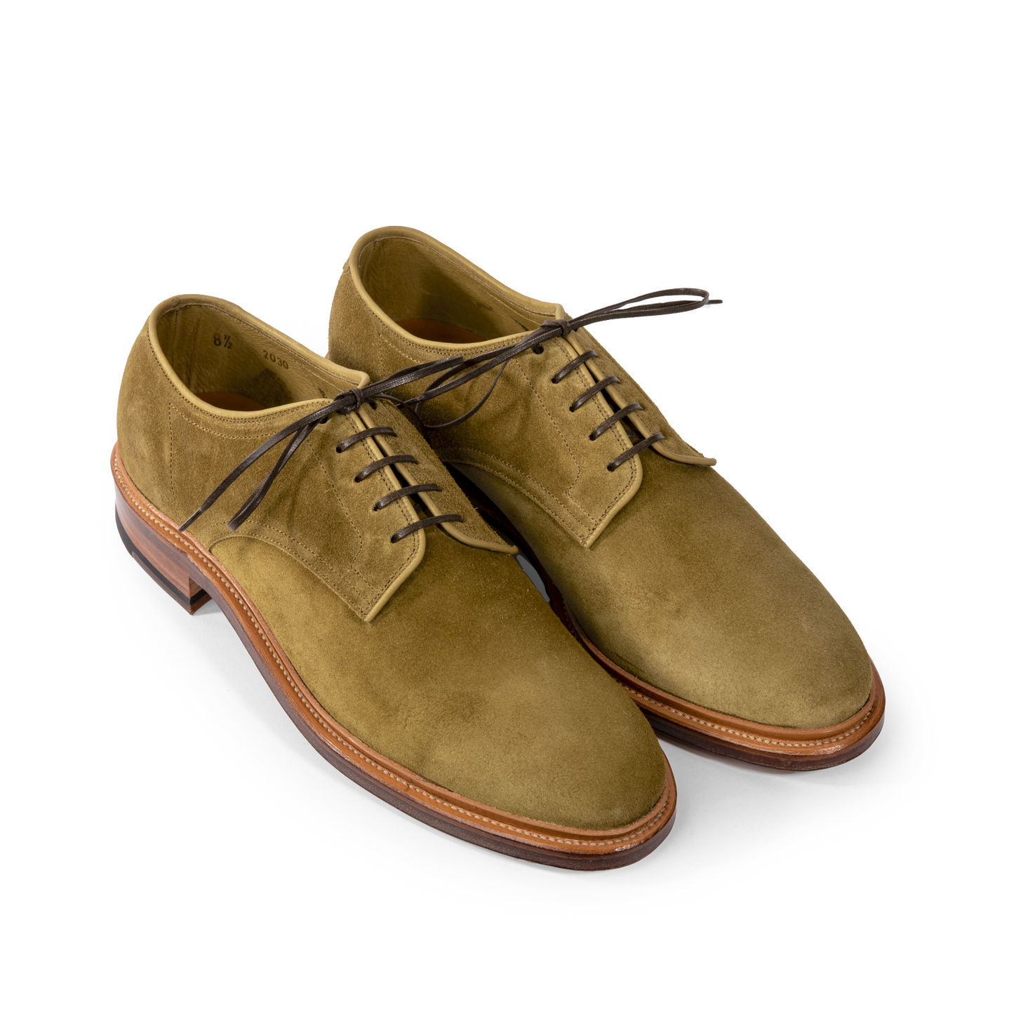 Rockland Blucher (Unlined) - Light Tobacco Calf Suede