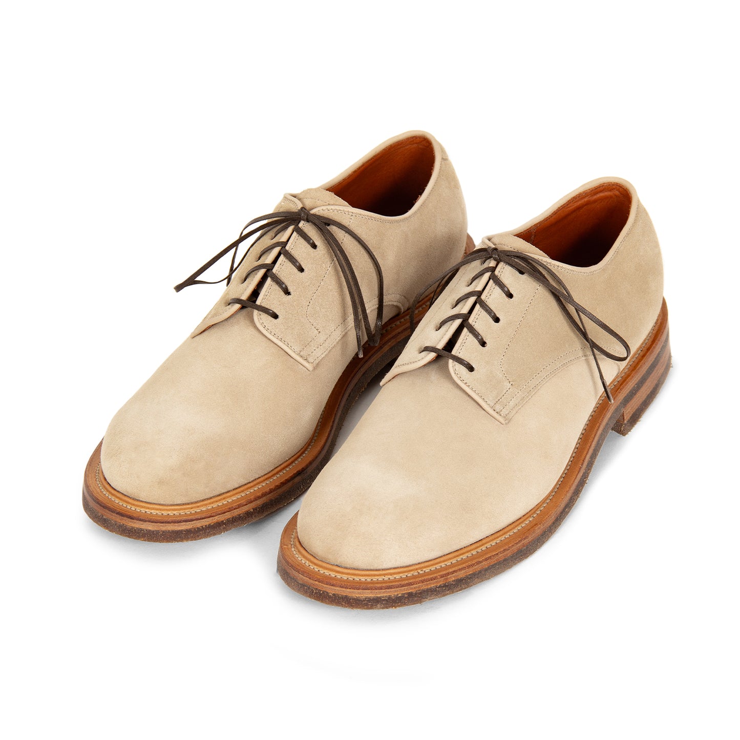 Rockland Blucher - Milkshake Calf Suede