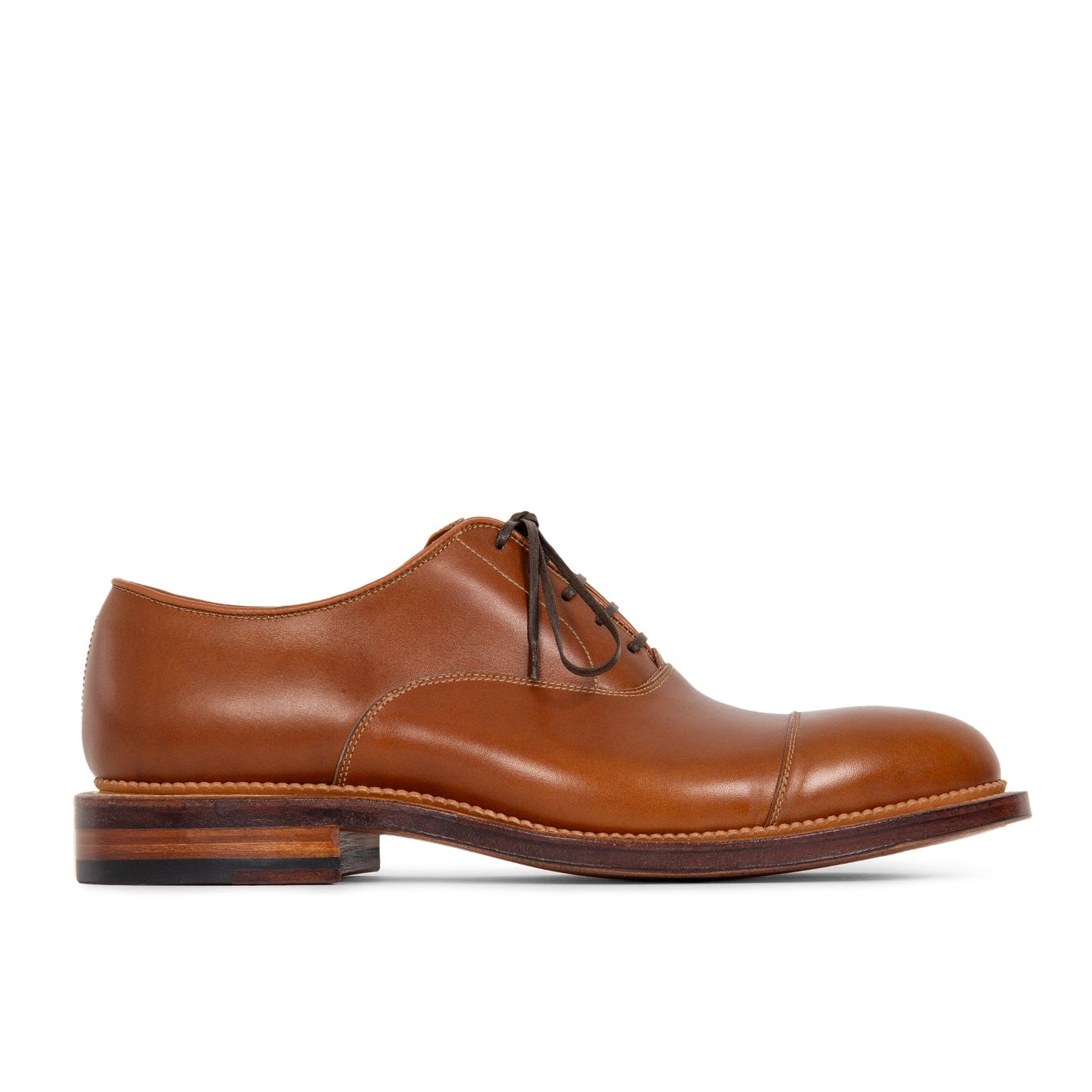 Bastion Oxford - Tan French Calf - VIBERG