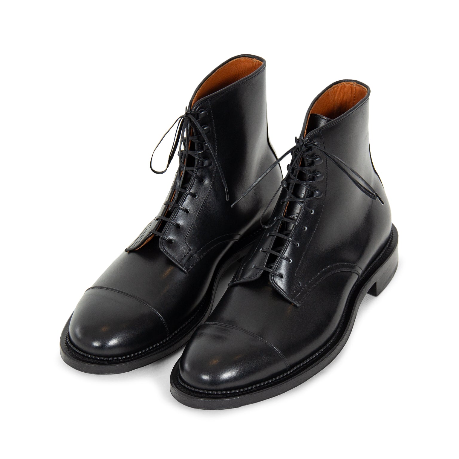 Halkett Boot - Black French Calf - VIBERG