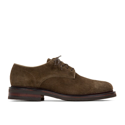 Rockland Blucher - Dark Olive Janus Calf Suede - VIBERG