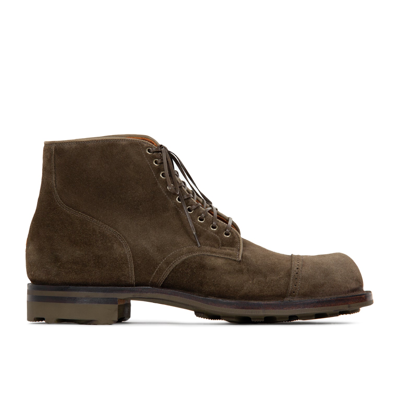 Service Boot® 2040 BCT - Dark Olive Janus Calf Suede - VIBERG