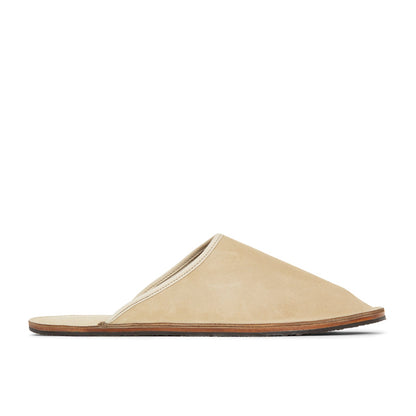 Slide - Parchment Janus Calf Suede - VIBERG