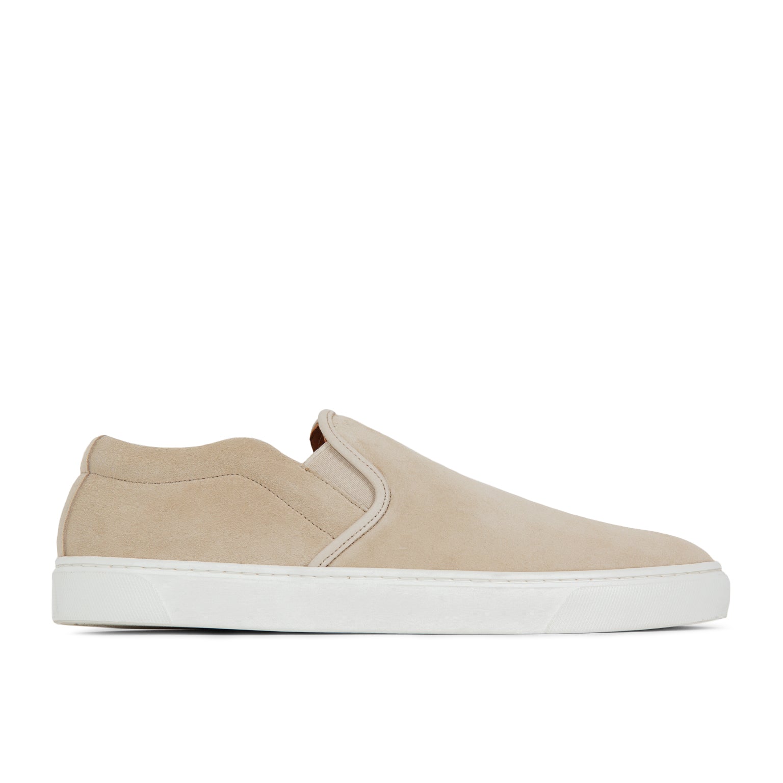 Slip On - Parchment Janus Calf Suede - VIBERG