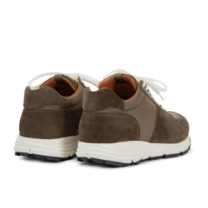 Sneaker - Dark Olive Janus Calf Suede - VIBERG