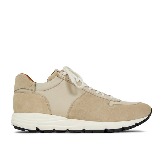 Sneaker - Parchment Janus Calf Suede - VIBERG