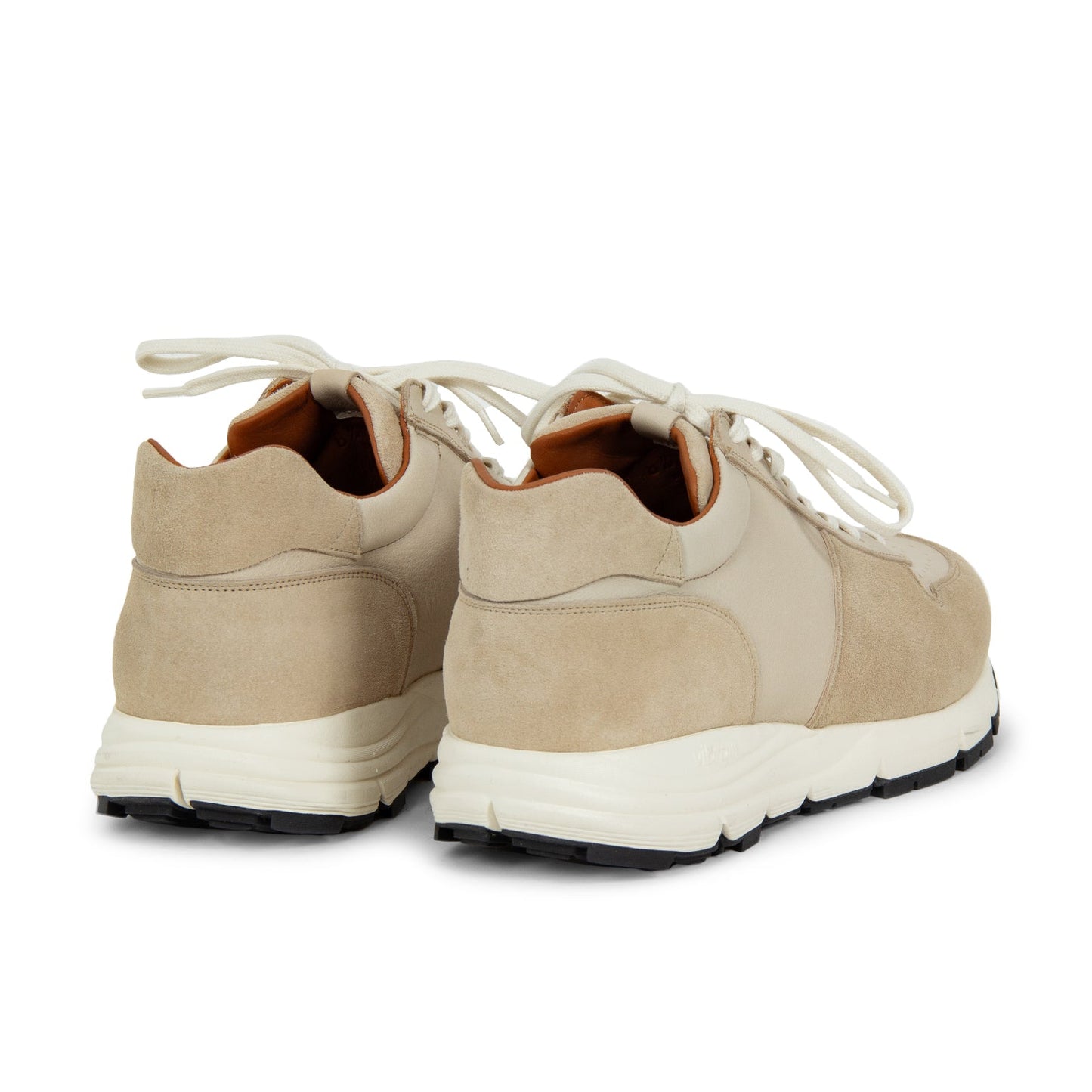 Sneaker - Parchment Janus Calf Suede - VIBERG