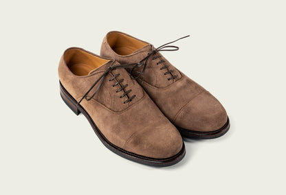 Bastion Oxford - Eco Veg Fallow Suede Roughout