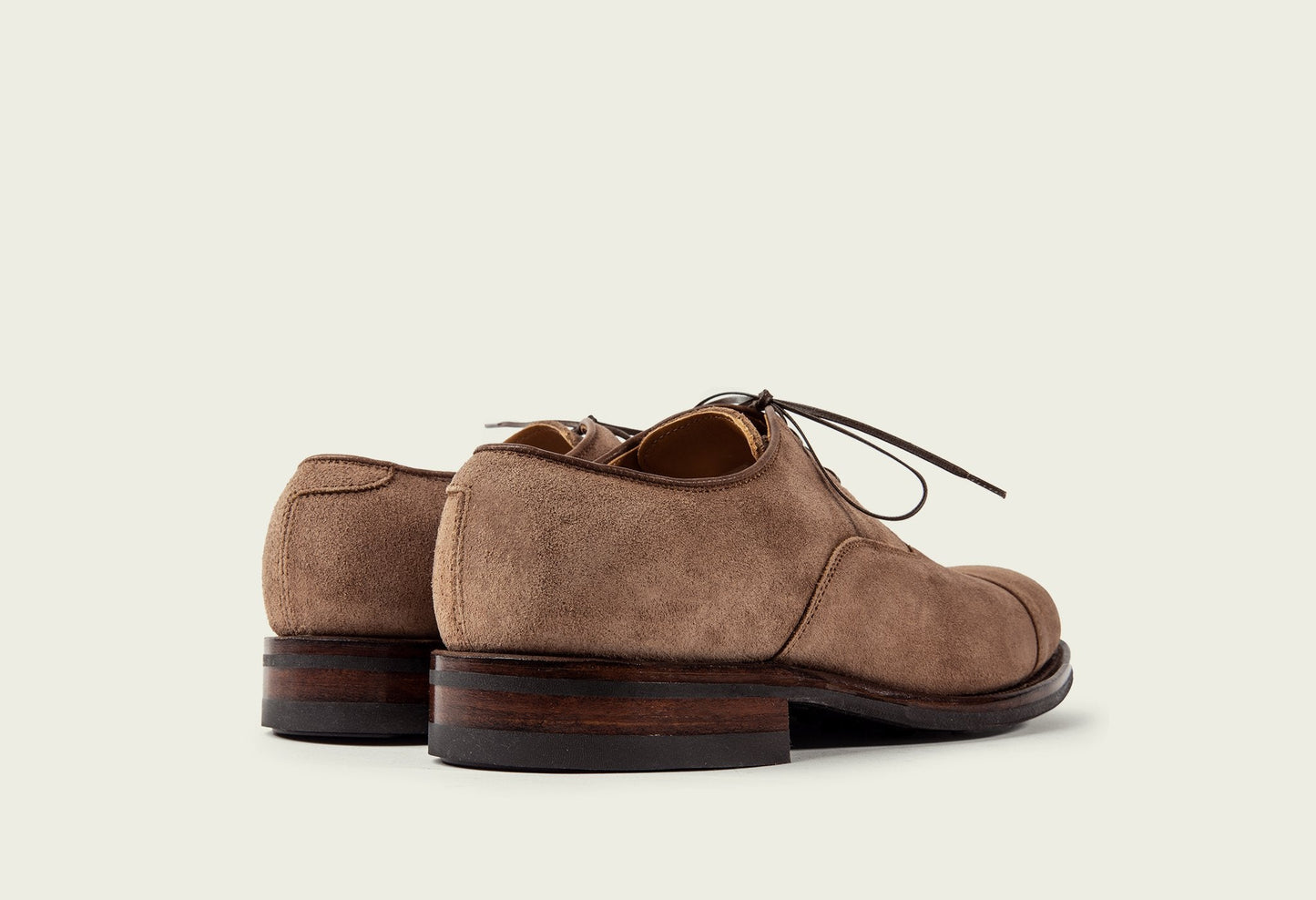 Bastion Oxford - Eco Veg Fallow Suede Roughout