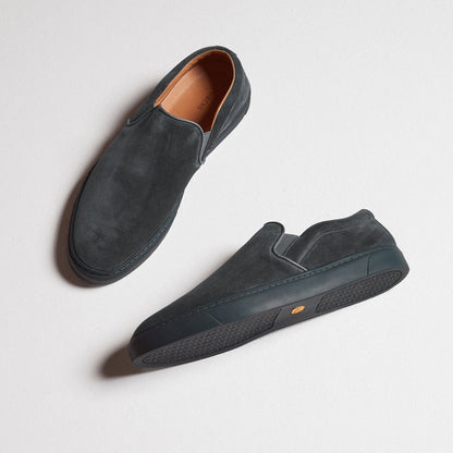 Slip On - Slate Calf Suede