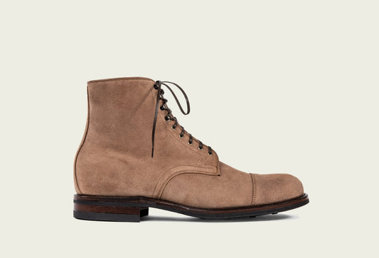 Halkett Boot - Eco Veg Fallow Suede Roughout