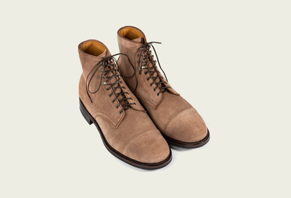 Halkett Boot - Eco Veg Fallow Suede Roughout