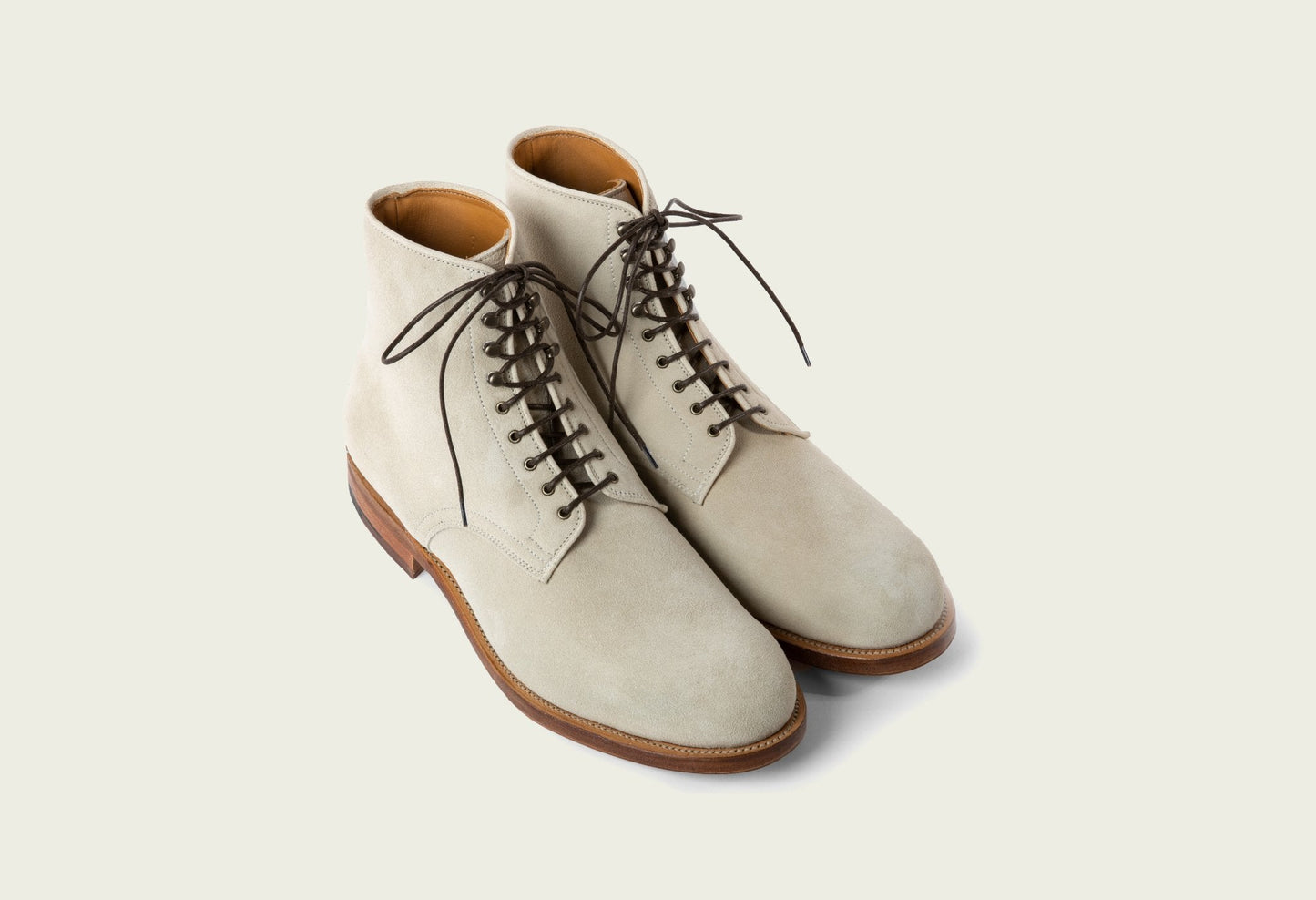 Halkett Boot - Angora Kudu Suede Roughout