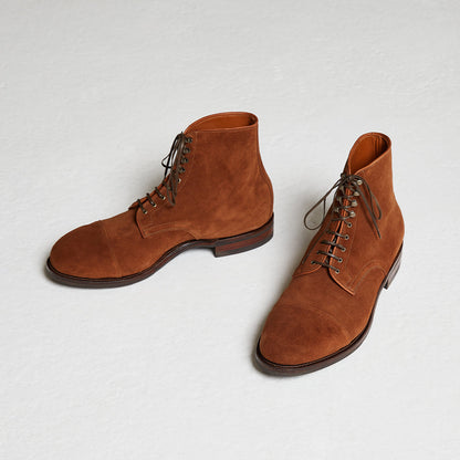 Halkett Boot - Chestnut Calf Suede